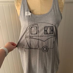 Camper tank top handmade
